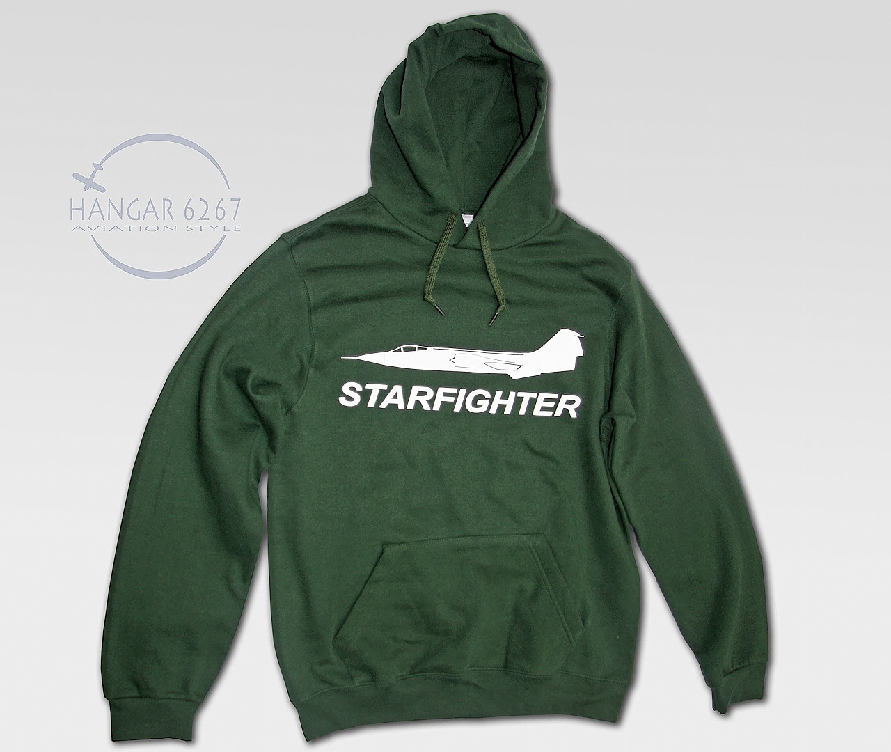 “STARFIGHTER” – felpa con cappuccio e tasca marsupio