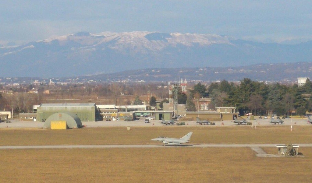 Coppia Eurofighter rischierati a Istrana