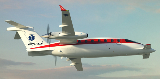 Piaggio Aerospace presenta l’Avanti Evo in allestimento MedEvac, Aero-Ambulanza o Special Mission