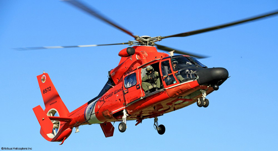 U.S. Coast Guard- Gli MH-65 Doplhin raggiungono il traguardo del 1,5 milioni di ore di volo.