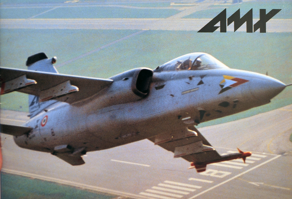 AMX Ghibli, come l’Aeritalia lo presentò al Bourget 1985