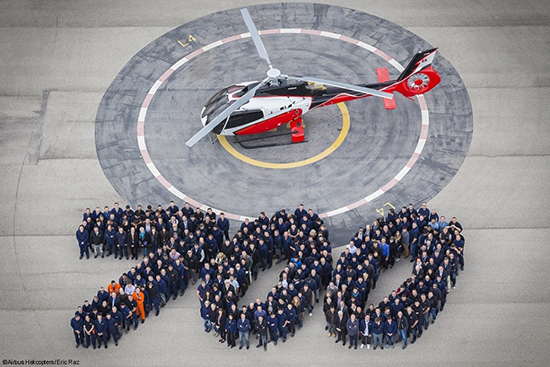 Airbus Helicopters festeggia la consegna del settecentesimo H130