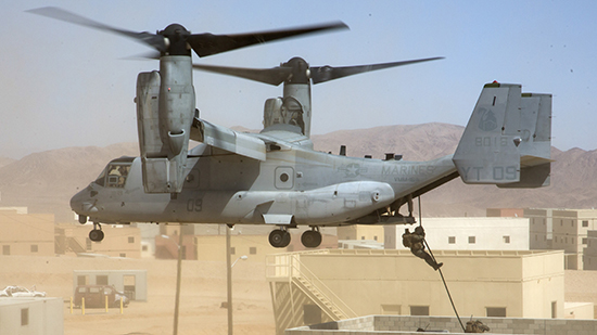 I convertiplani “Osprey” superano il traguardo delle 400.000 ore di volo