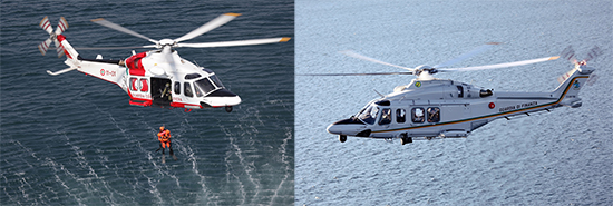 Nuovi elicotteri AW139 per la Guardia Costiera e per la Guardia di Finanza