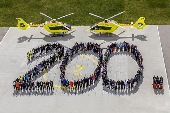 Airbus Helicopters consegna il 200° esemplare prodotto di H145 alla Norsk Luftambulance