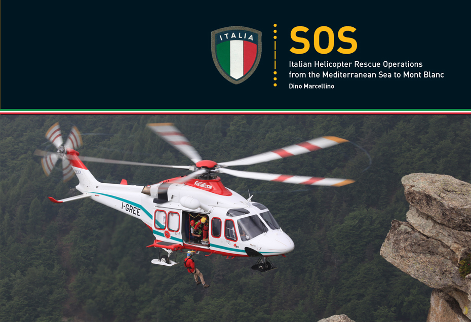 SOS Italian Helicopter Rescue Operations from Mediterranean Sea to MontBlanc