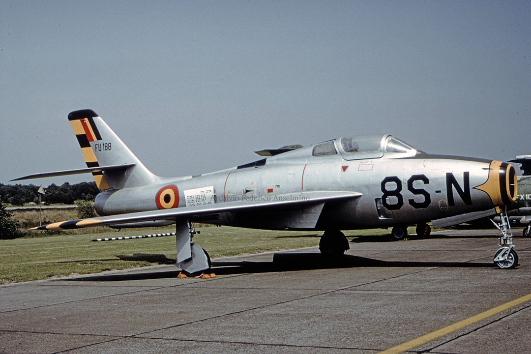 F-84F Thunderstreak in Europa